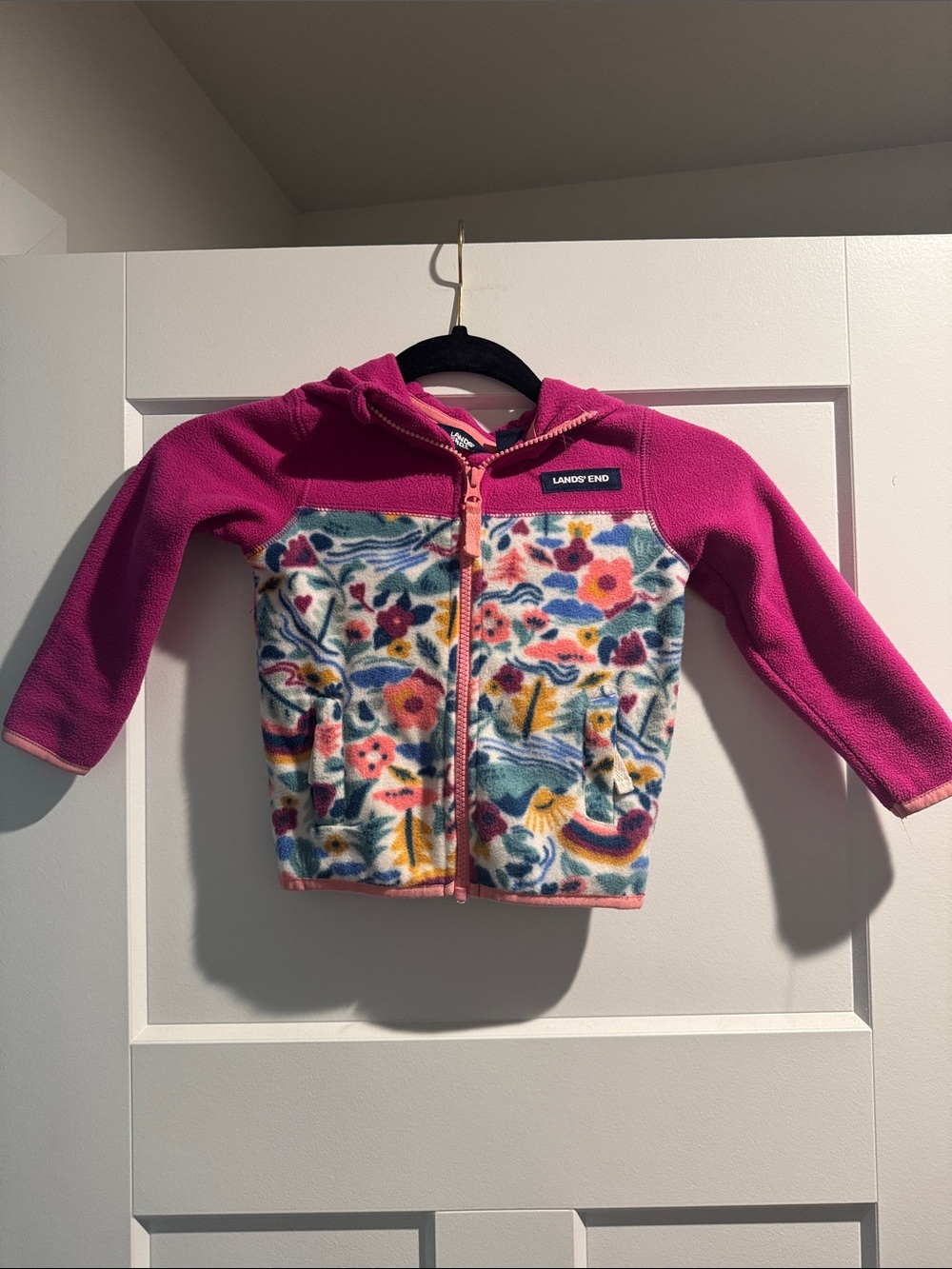 Lands End fleece zip up